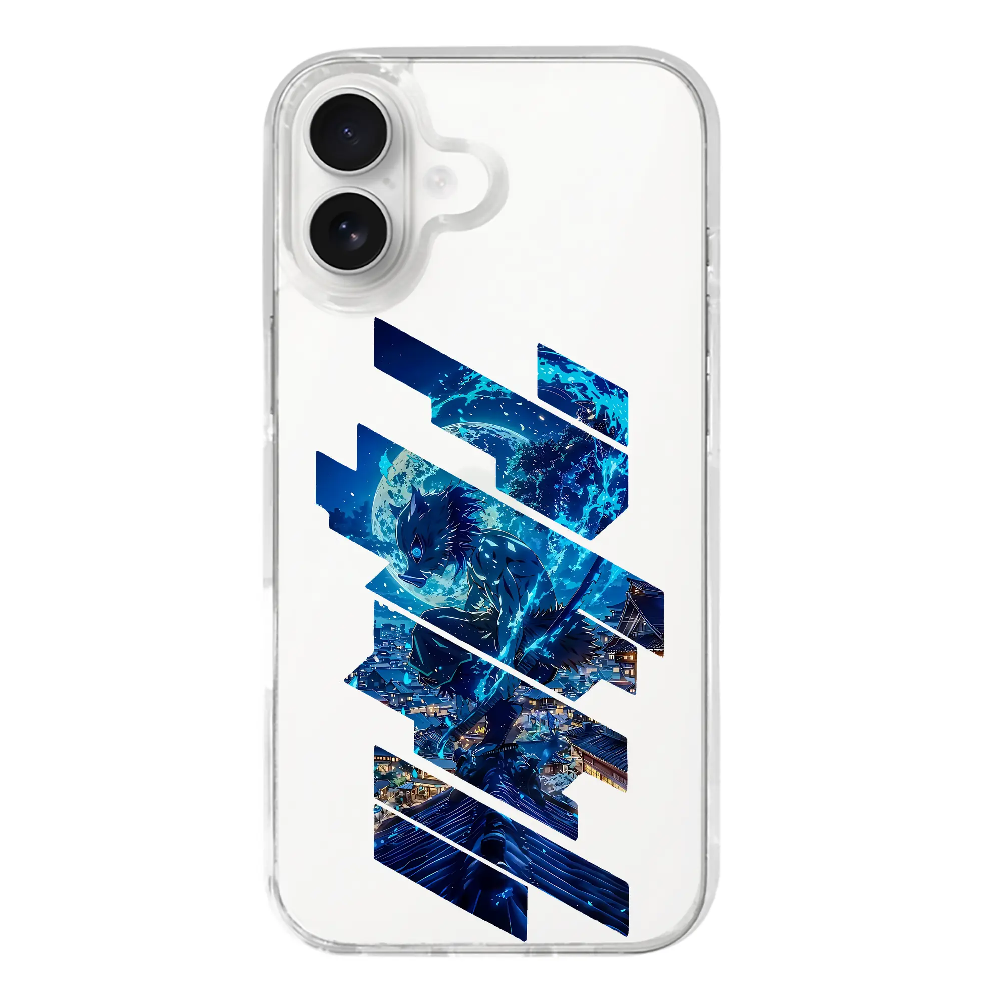 鬼滅の刃 グッズ,嘴平 伊之助 - iPhone 17シリーズ 透明スマホケース – 薄型・耐衝撃・精密フィット保護カバー